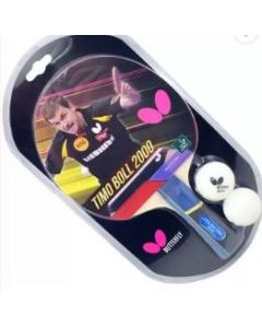 Butterfly Timoboll 2000 Table Tennis Bat RACKET PADDLE with 2 Ball CONTROL 80