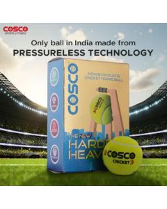 COSCO TENNIS CRICKET BALL GREEN LIGHT WEIGHT 6 PIECE RECREATIONAL BOUNCY