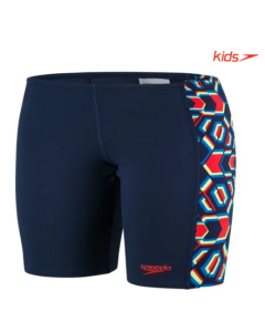 SPEEDO SWIMWEAR BOYS ENDURANCE PANEL PRINT AQUASHORT NAVY 809530C873 