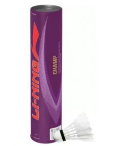 Li-Ning Shuttle Cock Champ Speed 77 Feather 1 Tub AYQF 062-4 White   