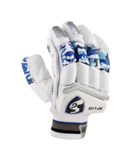 SG RP LITE CRICKET BATTING GLOVES LEATHER  cotton filled finger roll 