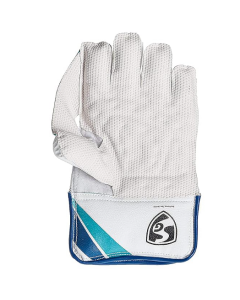 SG RSD XTREME WICKET KEEPING GLOVE SIZE-FULL Rubber grip in palm facing.