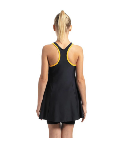 SPEEDO JF RACERBACK SWIMDRESS W BOYLEG FROCK S-32 8GS878B468