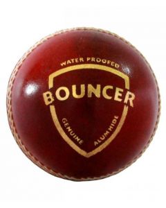  SG Bouncer Cricket Ball FOUR-PIECES Water Proof Color- Red