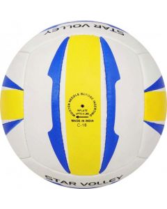 Cosco Star Volleyball Nylon Leather Multicolor Size 4